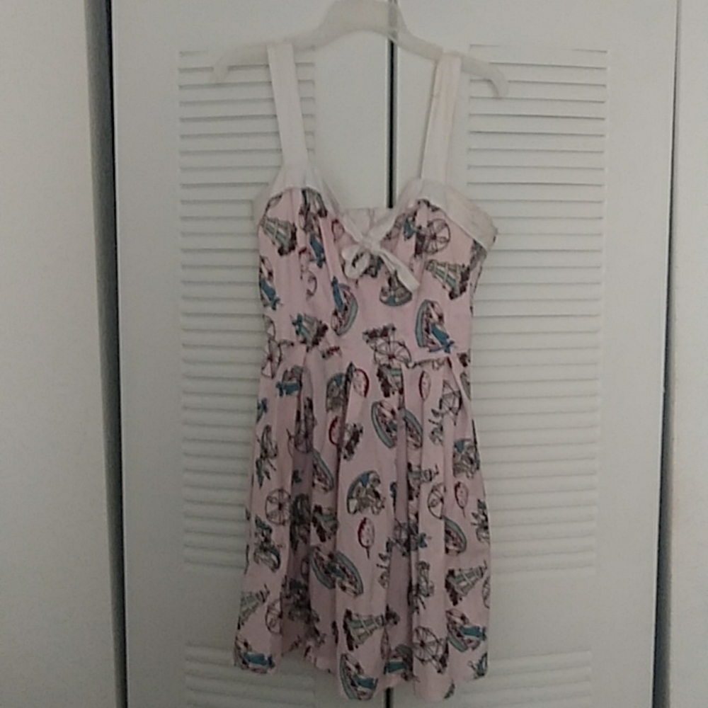 Hell Bunny carnival print dress